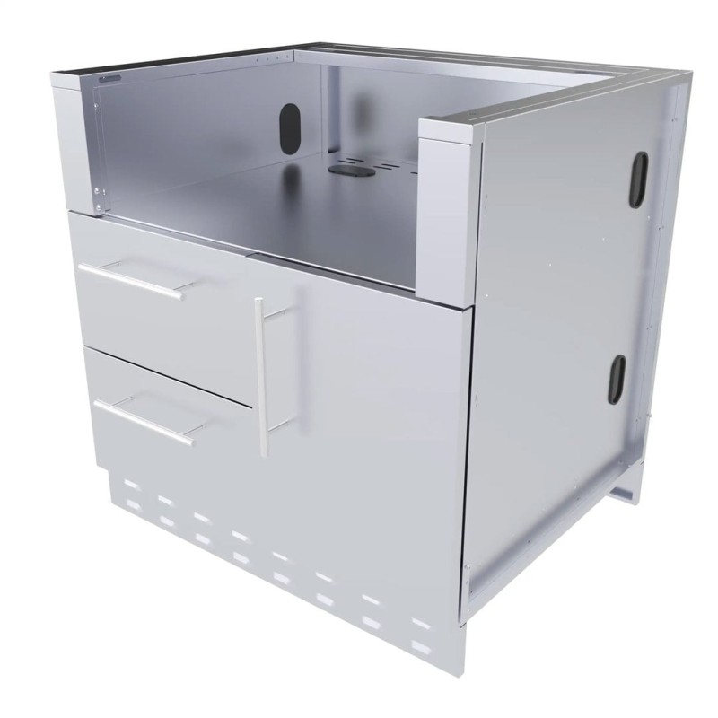 Módulo Inox. para barbacoa gas 3 quemadores