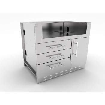 Módulo Inox. para barbacoa gas 4 quemadores 2