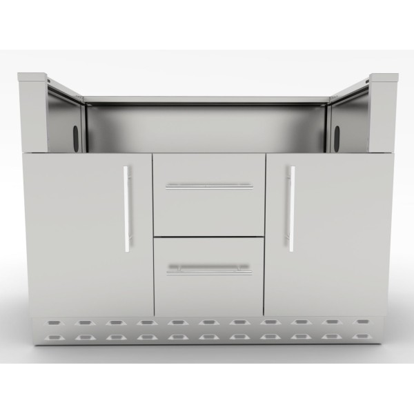 Módulo Inox. para barbacoa gas 5 quemadores