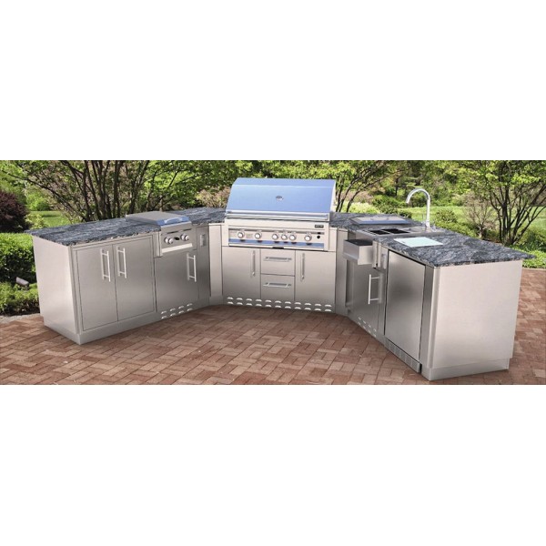 Módulo Inox. con 3 Cajones