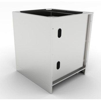 Módulo Inox. con 2 Puertas 76 cm. 2