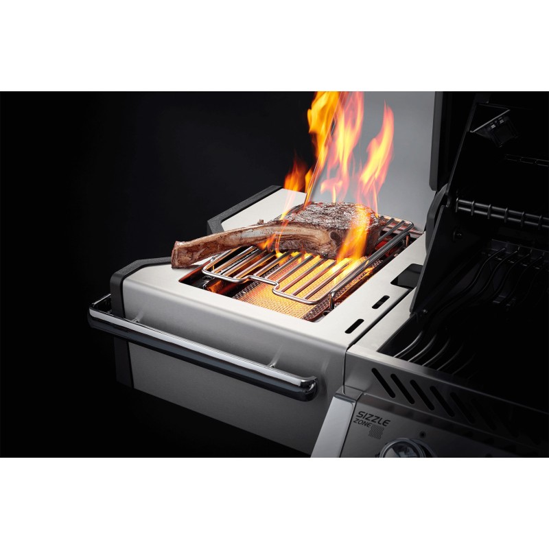 quemador lateral infrarrojo para sellar la carne
