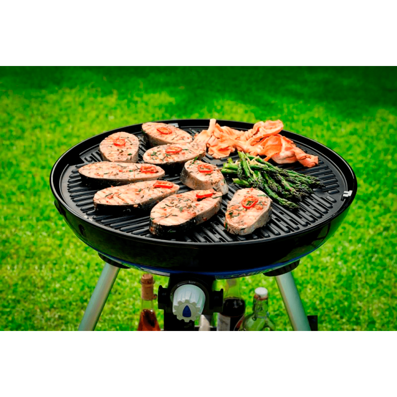 parrilla con superficie antiadherente