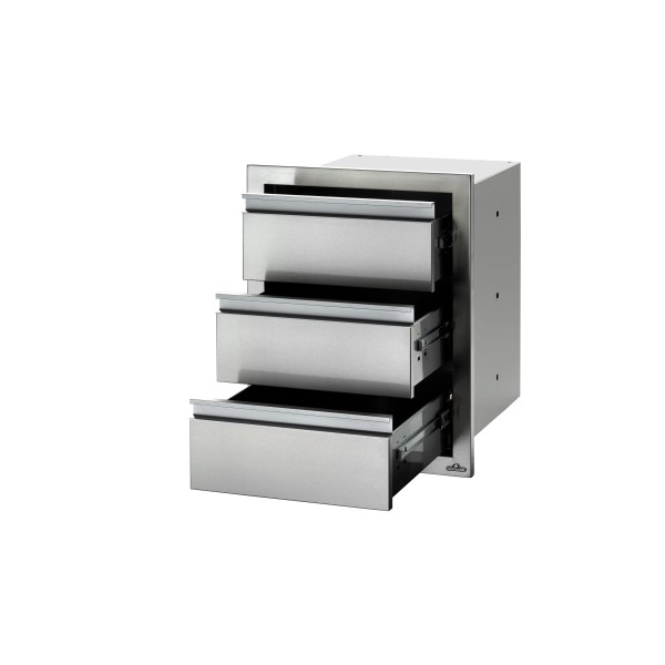 Cajonero Triple Acero Inoxidable Napoleon