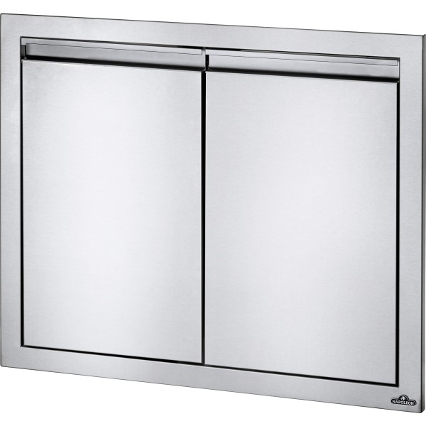 Puerta doble de acero inoxidable