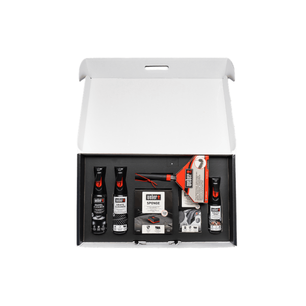 Kit de limpieza para barbacoas de carbón